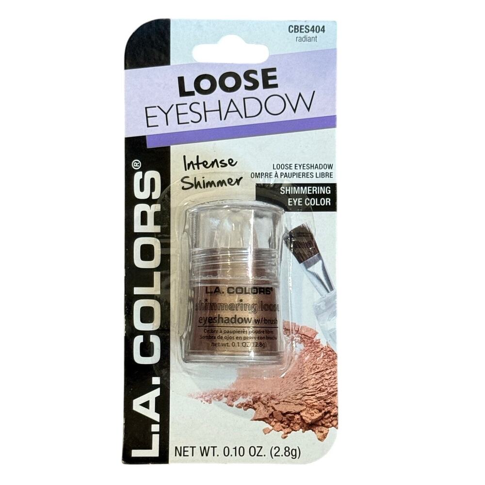LA Colors Shimmering‎ Loose Eyeshadow Radiant .10oz Sealed CBES404